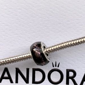 Pandora Floral Vintage Enamel Bead